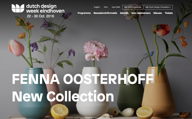 Fenna Oosterhoff Dutch Design Week 2016