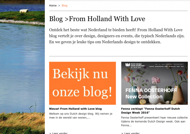 Dutch Design blog is live