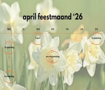 Feestdagen in April 2026