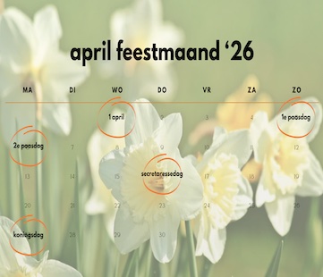 Feestdagen in April 2026