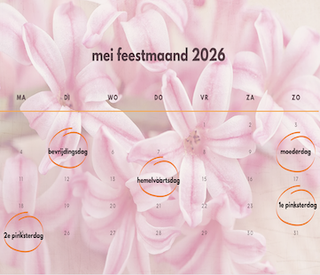Feestdagen Mei 2026